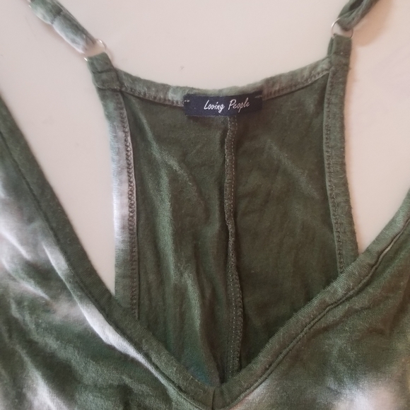 Women's Loving People tie dye loose fitting jumper - Picture 3 of 5